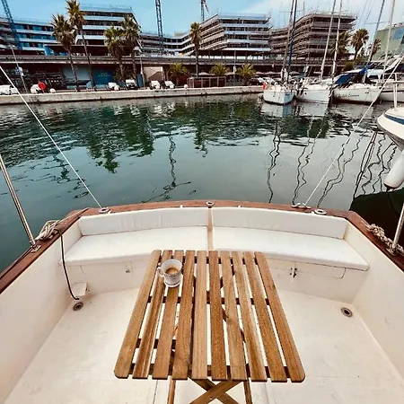 Stylish 80's Fishing Boat Botel