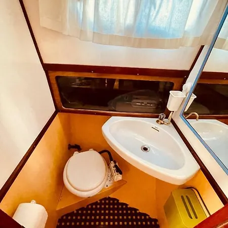 Stylish 80's Fishing Boat Botel